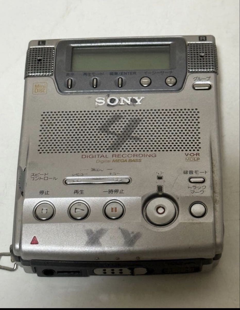 ジャンク品 SONY MZ-B100 MDレコーダー