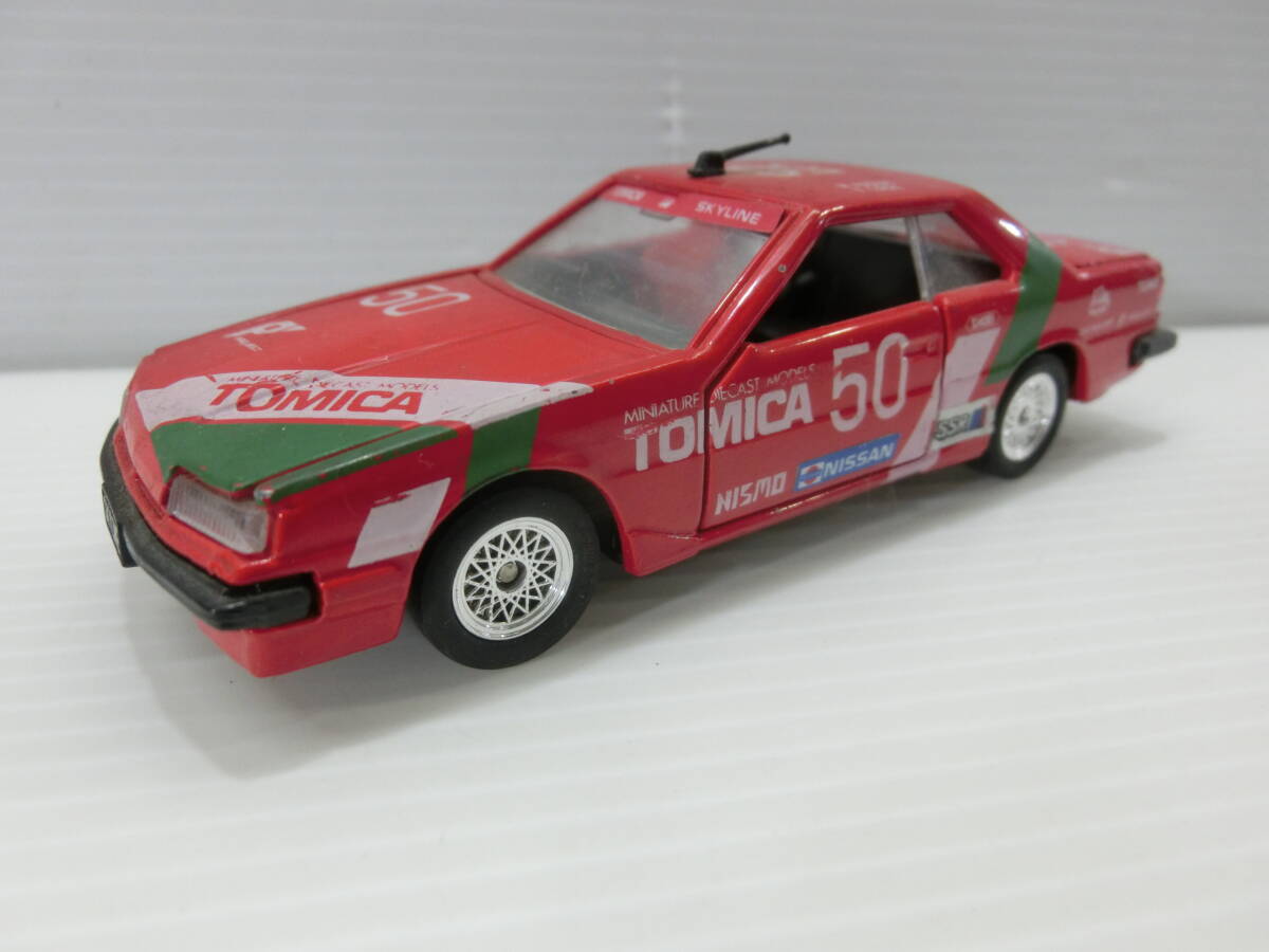 TOMY トミカ ダンディ 1/43◆DR-03 A.トミカ仕様/長谷見.舘◆ニッサンスカイライン RSターボ グループA◆日本製