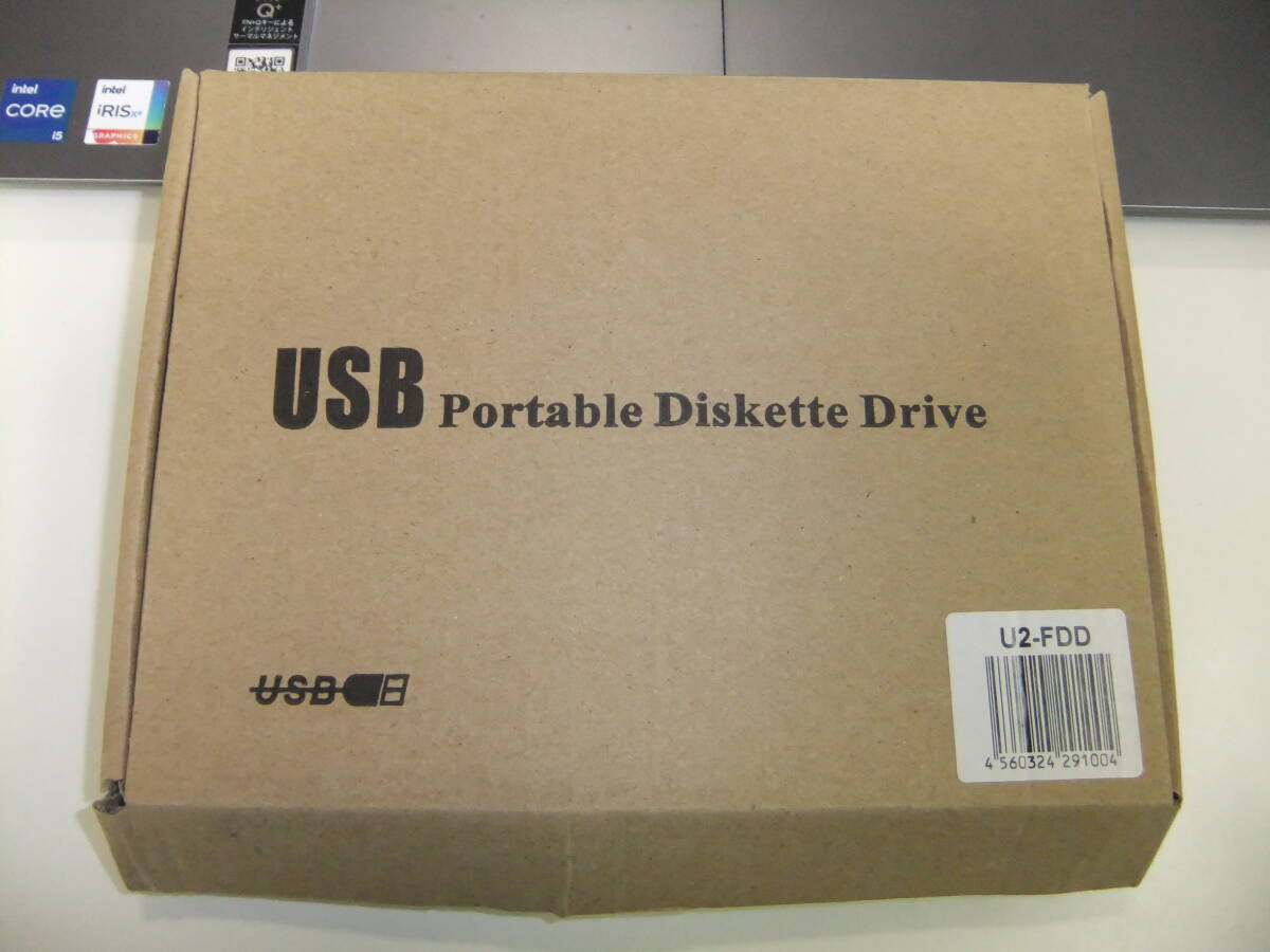 【50608】USB Portable Diskette Drive フロッピーディスクドライブ 通電確認のみ