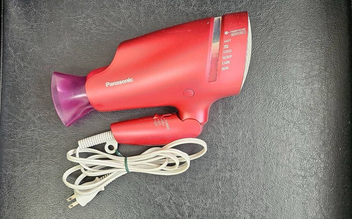 Panasonic nanoe パナソニック ナノケア ヘアドライヤー ドライヤー EH-NA0B 20年製 ルージュピンク