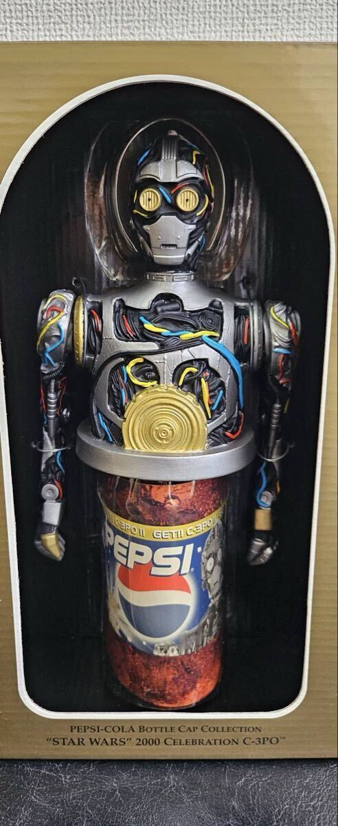 STAR WARS スターウォーズ サウンドビッグボトルキャップ ペプシ PEPSI C-3PO 未使用長期保管品