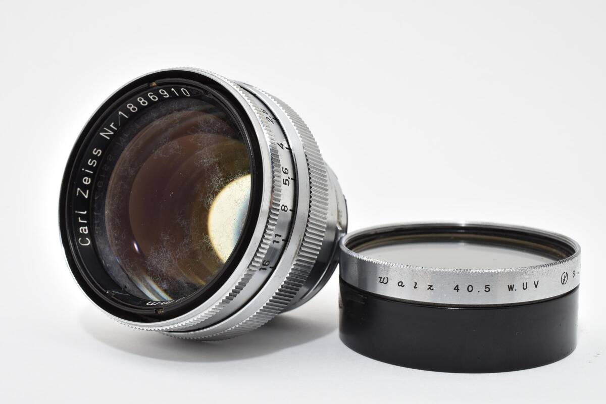 ★Carl Zeiss Sonnar T 5cm F1.5 コンタックス Cマウント★　Y9451