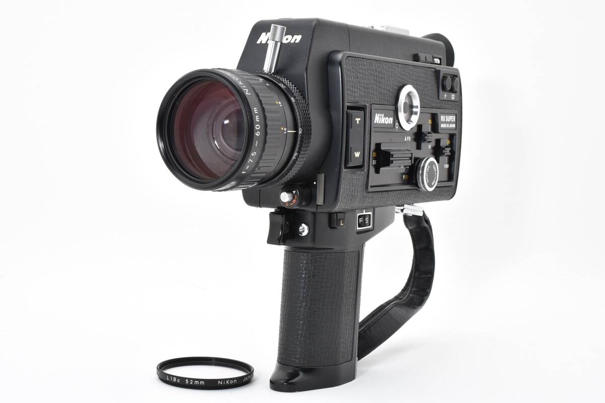 ★Nikon ニコン R8 SUPER Super 8 8mm フィルムカメラ フィルター付★　Y9537＃16