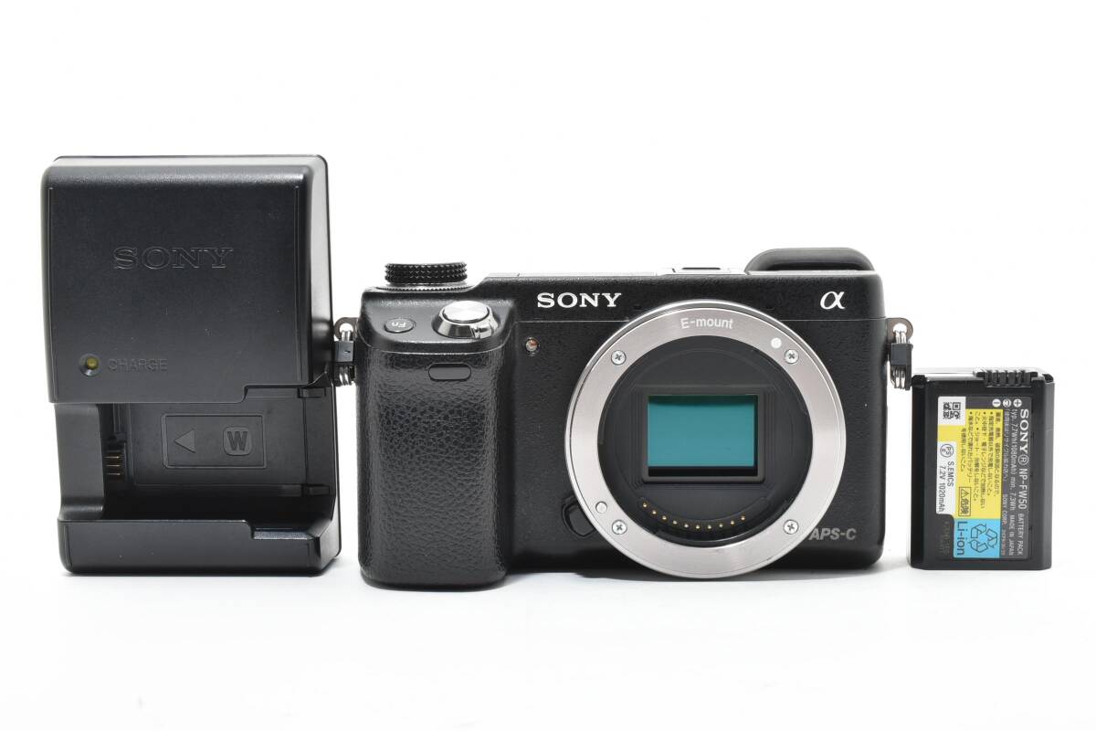 ★極上品★《ショット数16,674回 》ソニー SONY α NEX-6 ボディ ブラック ミラーレス★　YA9569＃23