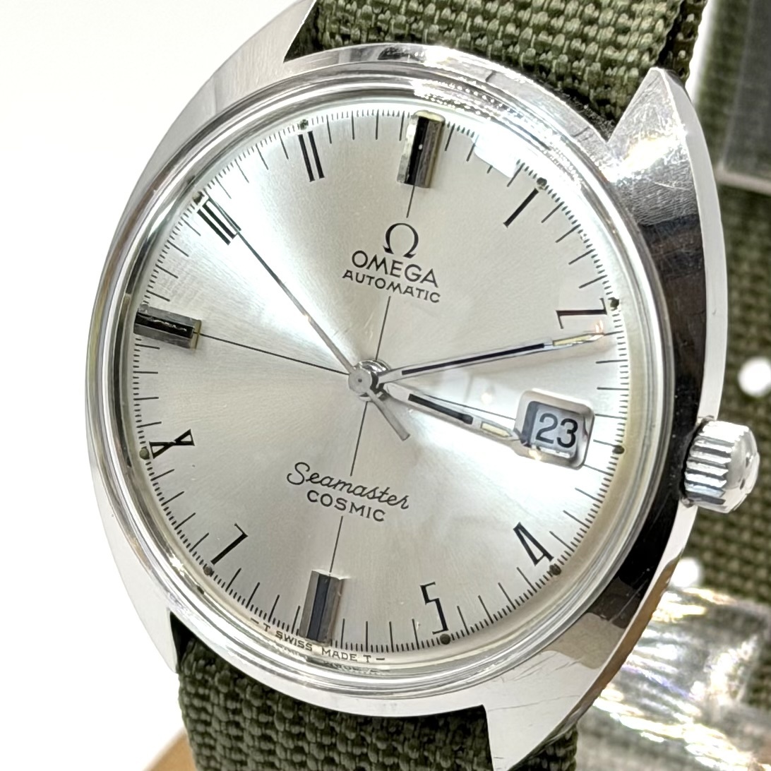 [稼働 O.H済み] OMEGA Seamaster COSMIC 1967年製 シーマスター コズミック AUTOMATIC 自動巻 デイト 3針 ヴィンテージ 腕時計 メンズ