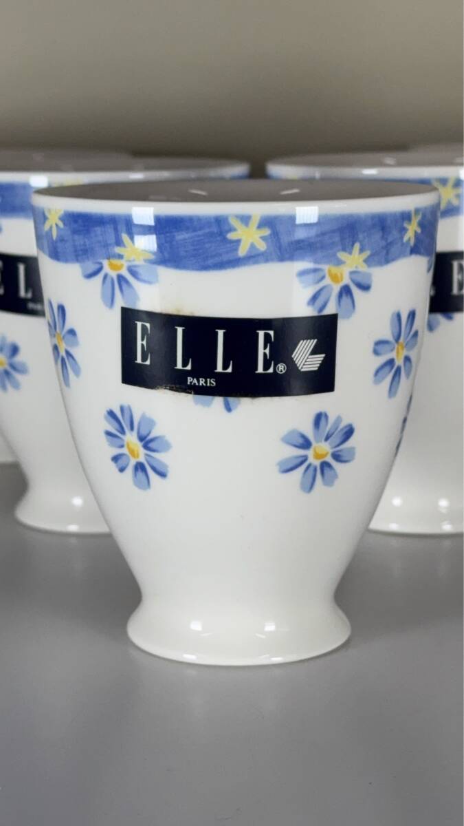 ELLE PARIS　ゴブレットセット　５個入り　未使用品　送料無料