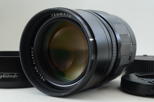 フォクトレンダー Voigtlander Heliar Classic 75mm F1.8 VM フード ライカ Mマウント 7105#J0217F