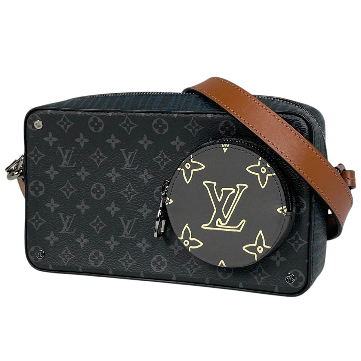 ルイ・ヴィトン Louis Vuitton ヴォルガ オンストラップ Automne Hiver 2020 ショルダーバッグ モノグラムエクリプス M69688【中古】