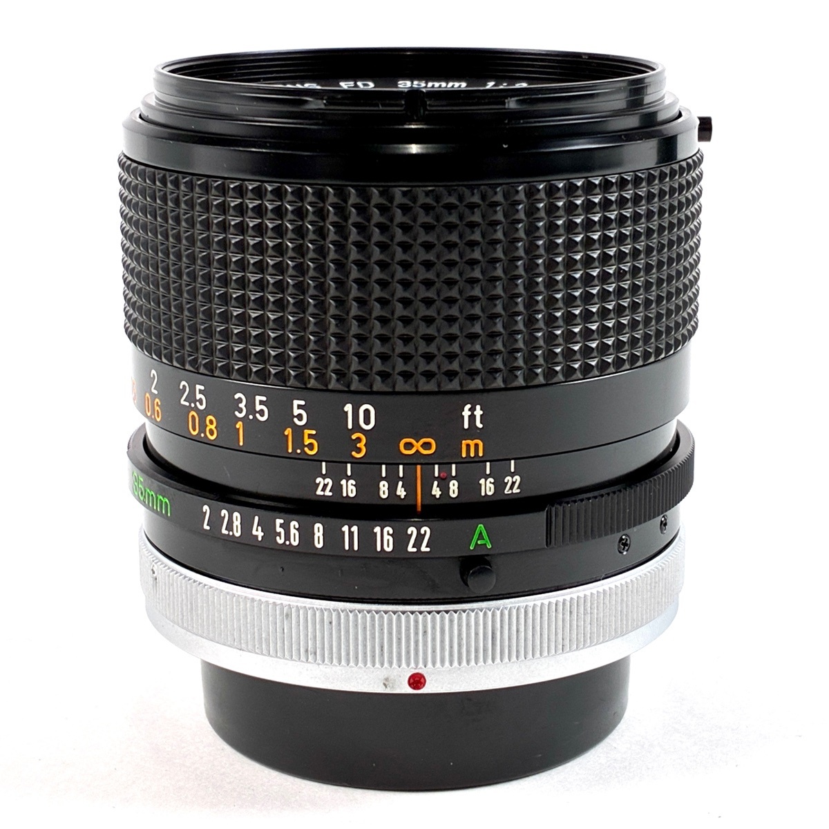 キヤノン Canon FD 35mm F2 S.S.C. 後期 （緑A付） 一眼カメラ用レンズ（マニュアルフォーカス） 【中古】