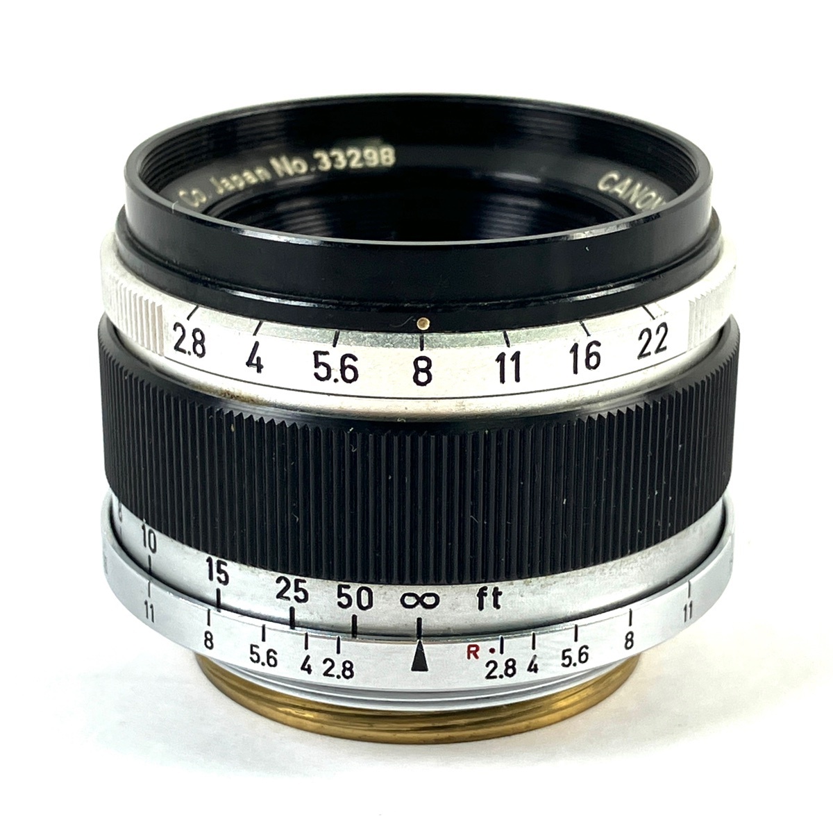 キヤノン Canon 35mm F2.8 Lマウント L39 レンジファインダーカメラ用レンズ 【中古】