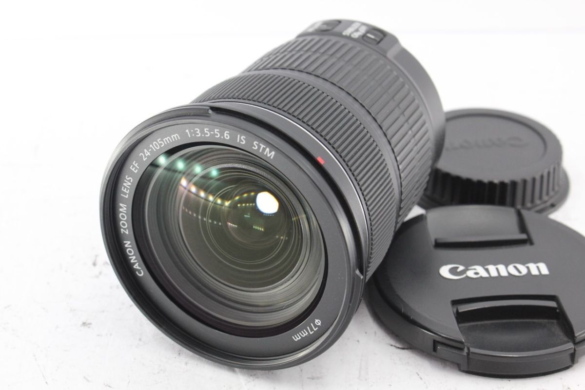 ★特上品★キヤノン CANON EF 24-105mm F3.5-5.6 IS STM 《キャップ 付き》 ＃A4575