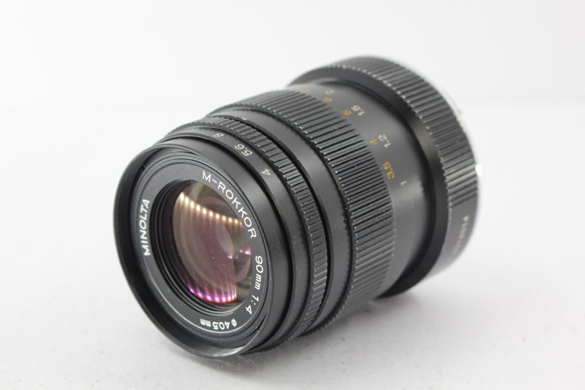 ★特上品★ ミノルタ MINOLTA M.ROKKOR 90mm F4 Mマウント B2 A7027