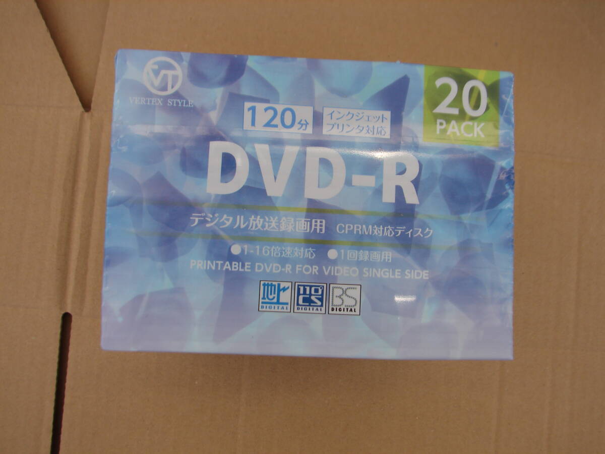 未使用 未開封 Vergatim DVD-RW 1-2倍速対応 バーベイタム / maxell DVD-R 1回録画用 1-16倍速記録対応 マクセル 120分 20枚 