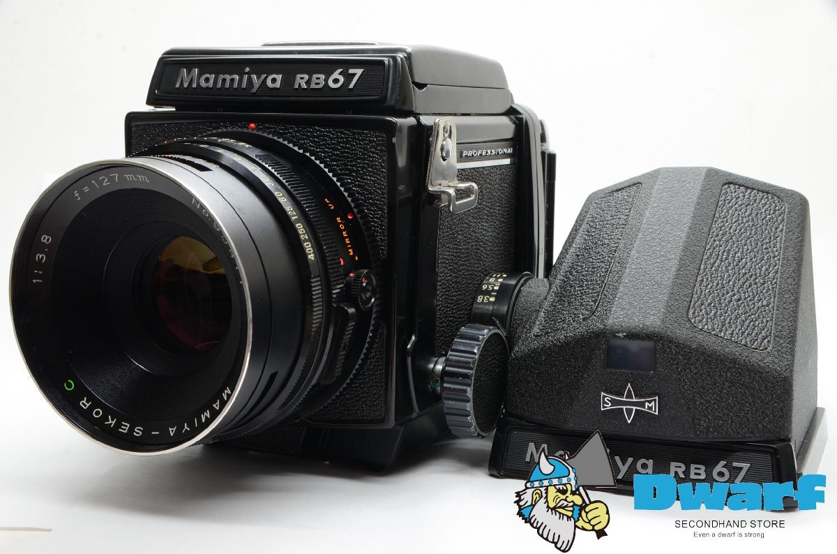 マミヤ MAMIYA RB67 PROFESSIONAL C 127mm F3.8 120フィルムホルダー CDSプリズムファインダー付き