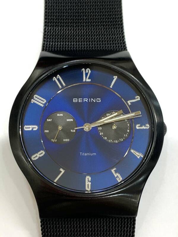 BERING ベーリング Time 11939-078 チタン　メンズ腕時計