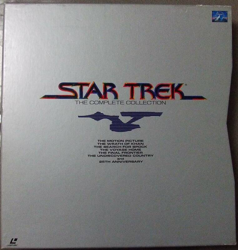 LD「STAR TREK THE COMPLETE COLLECTION スタートレック劇場版Ⅰ～Ⅵセット 外箱ケース付」中古 イシカワ