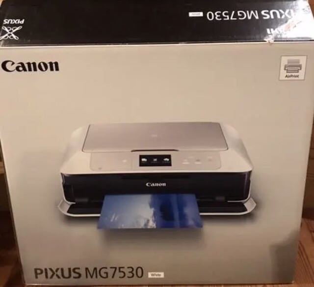 ☆Canon / キャノン / PIXUS MG7530 インクジェット複合機☆★ホワイト★印刷枚数151ー200枚☆★美品　良品★
