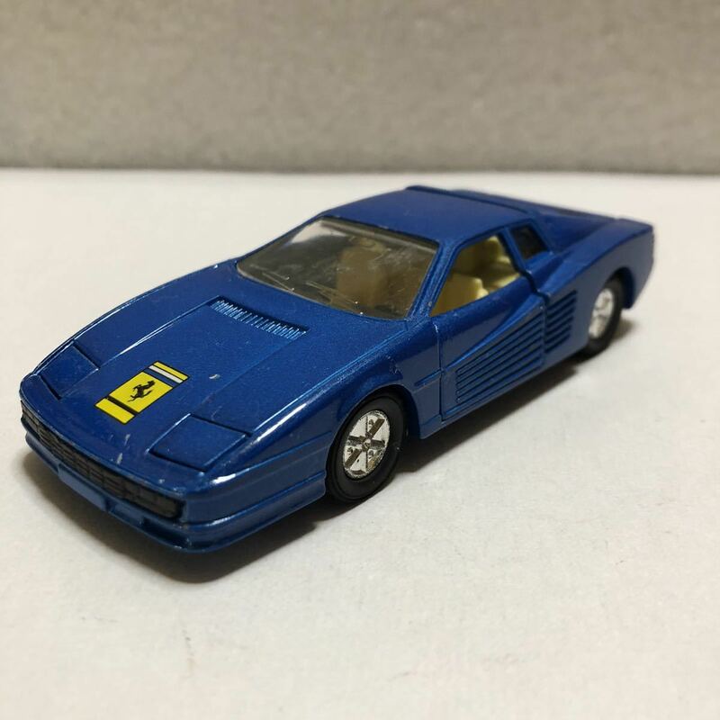 激レア絶版・廃版希少モデル！サニーサイド！FERRARI TESTEROSSA！ダイキャストミニカー！ブルーカラー！当時物！入手困難モデル！