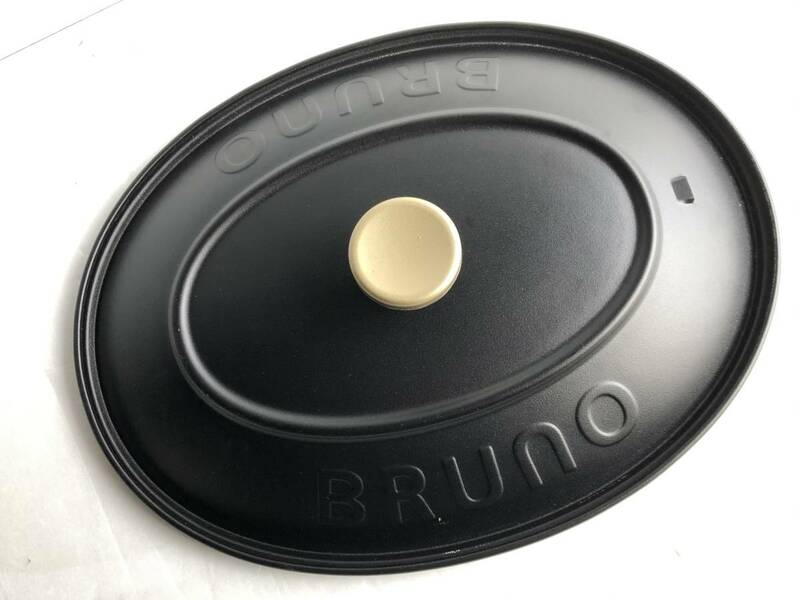 BRUNO ブルーノ オーバルホットプレート ブラック 付属品 蓋