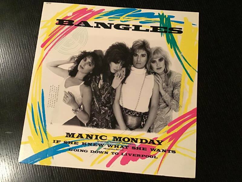 The Bangles 12 inch single. / MANIC MONDAY 国内盤　バングルス　マニックマンディ