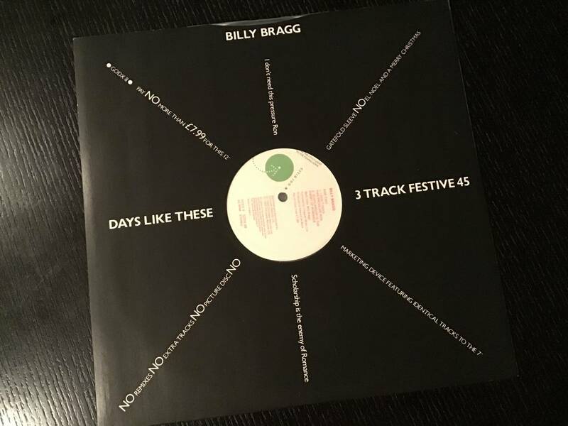 BILLY BRAGG. 12inch single. DSYS LIKE THESE