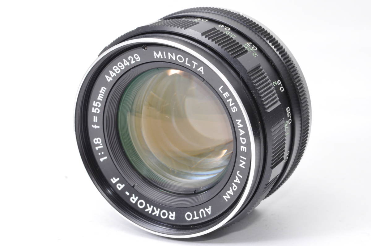 並品 ミノルタ MINOLTA AUTO ROKKOR-PF 55mm F1.8 【4489429】 ♯9773-4