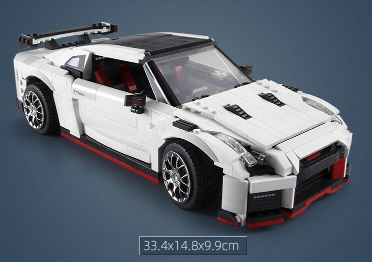 スーパーカー　GTR レゴ　互換　テクニック　ミニフィグ LEGO 互換 ミニフィギュア　ブロック　1322pcs　0227336