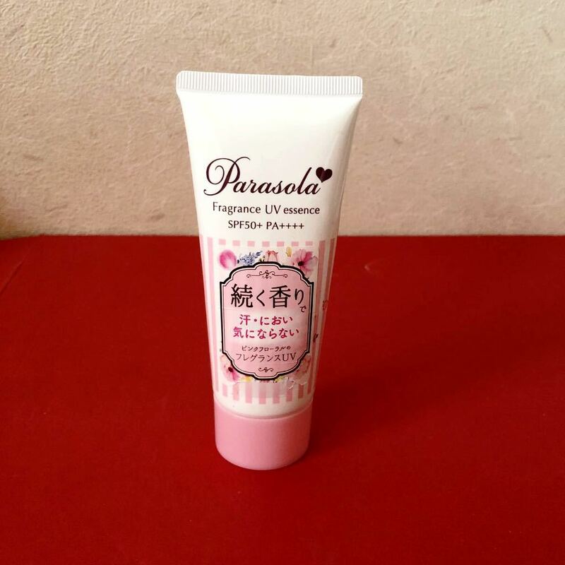 used日焼け止め顔&体Parasora SPF50+ PA+++続く香り体臭気にならずジェル状美容液90gフレグランス日本製UVケアエッセンス紫外線防止UV cut