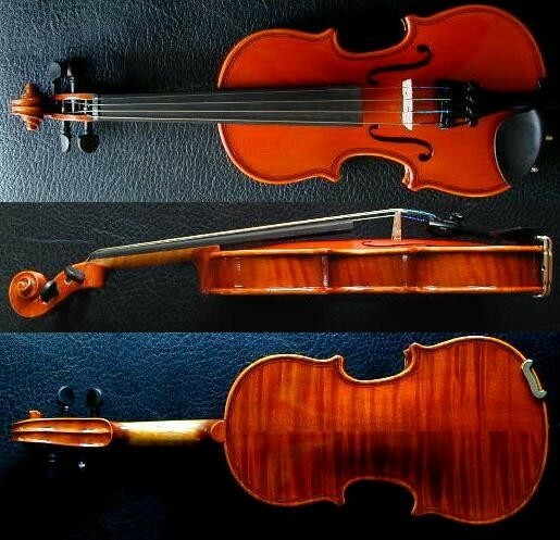 ♪♪上級★分数バイオリン1/10サイズ★ブラジル材弓★ケース付★新品です