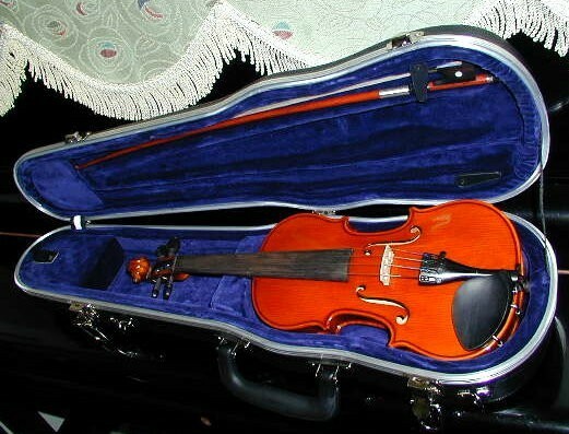 ♪♪上級★分数バイオリン1/8サイズ★フェルナンブコ弓★ケース付★新品です。