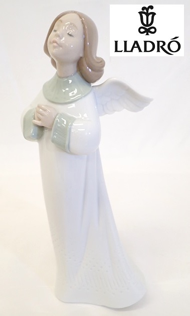 020530[TS]◆LLADRO/リヤドロ◆フィギュリン No.6788 『天使の願い』 陶器の置物