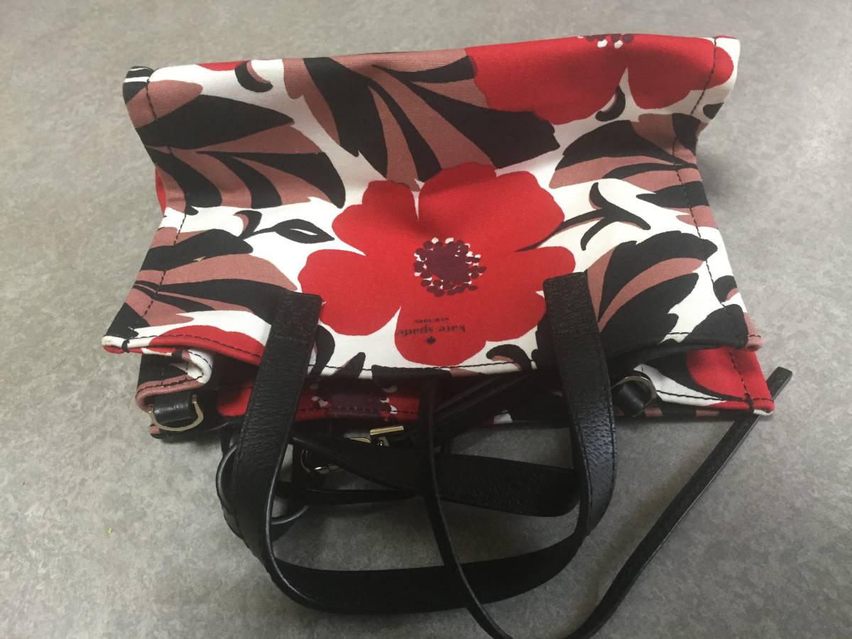 ケイトスペード　キャンバス　2way Kate spade