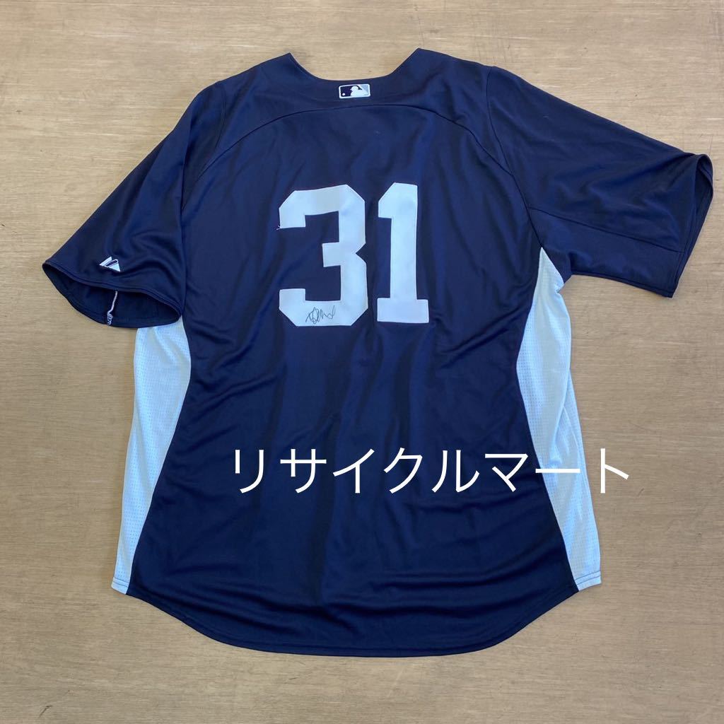 希少 レア メジャー ニューヨークヤンキース イチロー氏 31番 ユニフォーム マジェスティック majestic ユニホーム 直筆サイン　未使用品