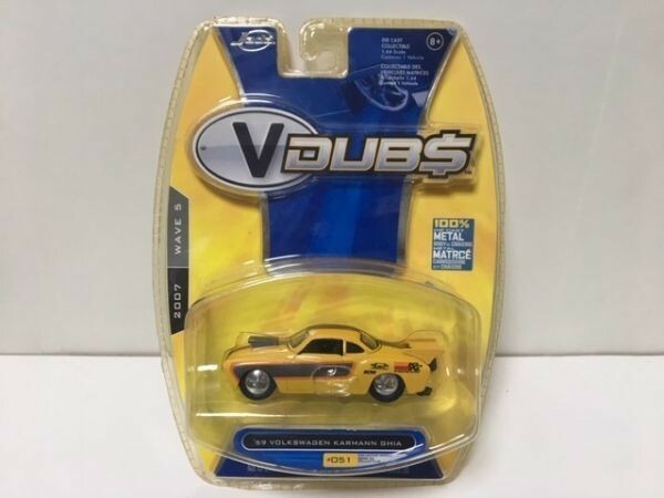 【 JADA TOYS 】 V DUBS '59 VOLKSWAGEN KARMANN GHIA カルマンギア / DRAG ドラッグ レース フォルクスワーゲン / VW 管理C9