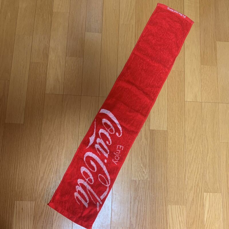 Coca-Cola コカコーラ　タオル　赤　綿１００% 2017 China製