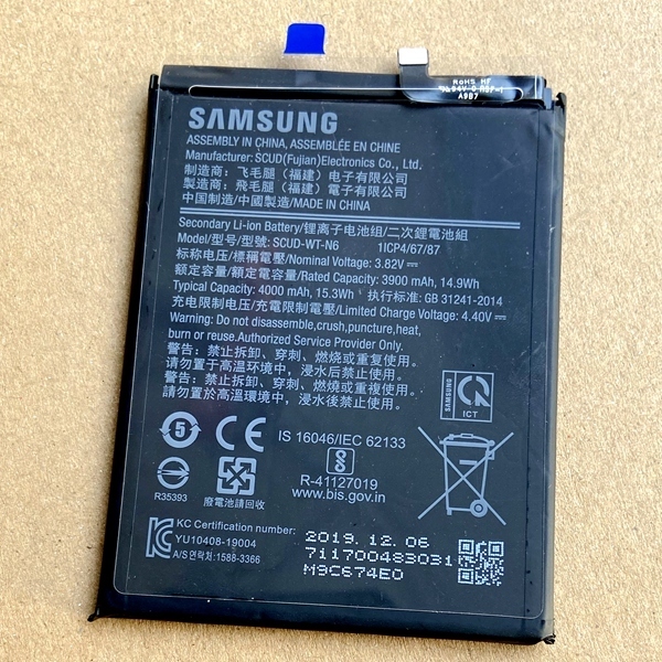 サムソン純正Samsung Galaxy A10s A20s A21等互換用内蔵バッテリー 電池パック(SCUD-WT-N6)新品未使用 日本国内発送