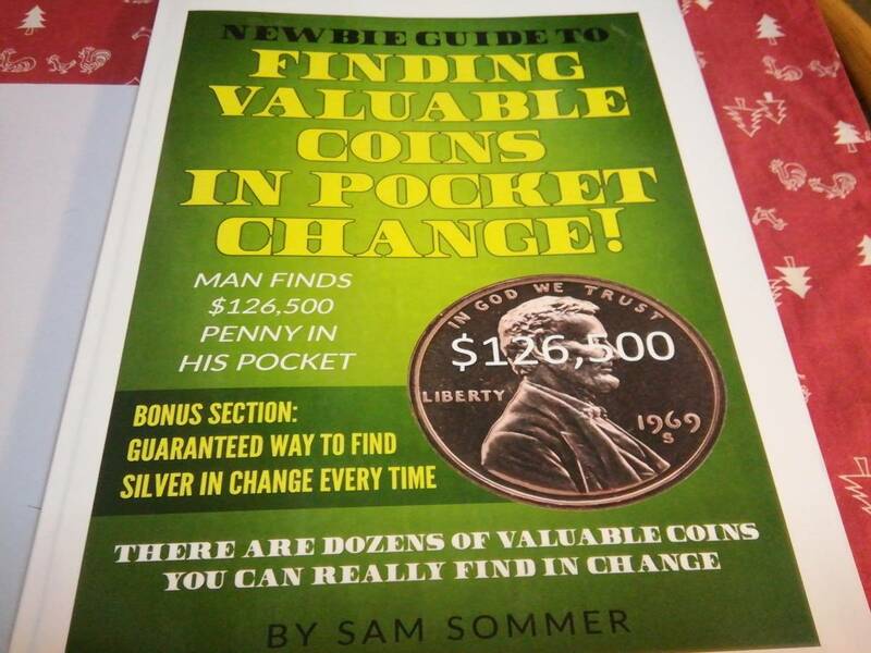 米国近年刊「Finding Valuable Coins In Pocket Change」 byS.Sommer」 大型サイズ