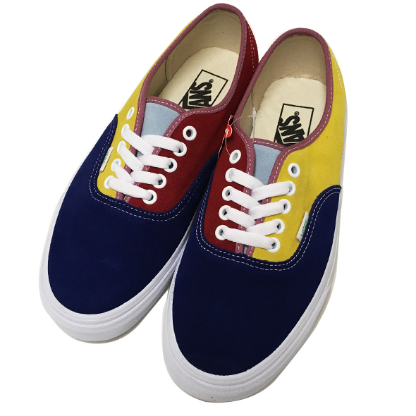 格安VANSバンズAuthenticオーセンティック（SUEDE） NAVY/RED/YELLOW 28.0cm 新品未使用 Q&U