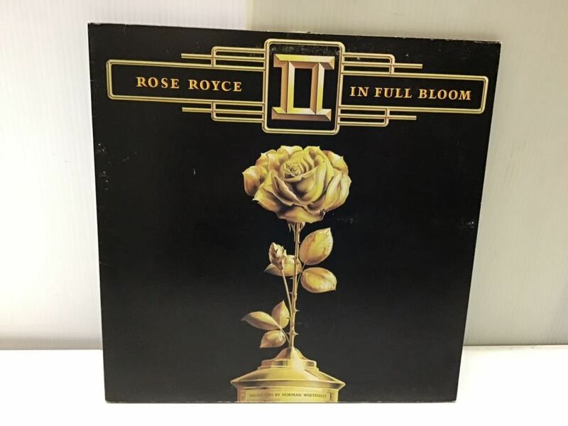 試聴済 LP US盤 ROSE ROYCE(ローズ・ロイス)「IN FULL BLOOM」 1977年 ソウル ファンク 洋楽 ディスコ