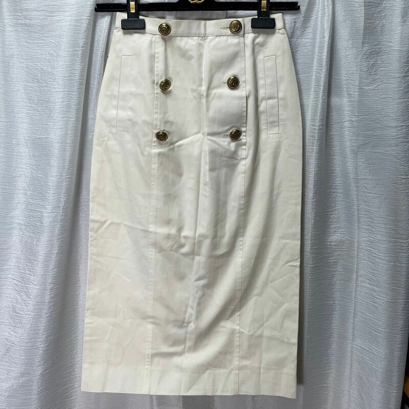 vintage CHANEL シャネル ココマークボタン ロングスカート