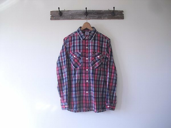 Lee FLANNEL WORK SHIRTS　LT0545-102　リー　ネルシャツ　コットン・フランネルシャツ　ワークシャツ　Mサイズ　ライト（ネル）生地　新品