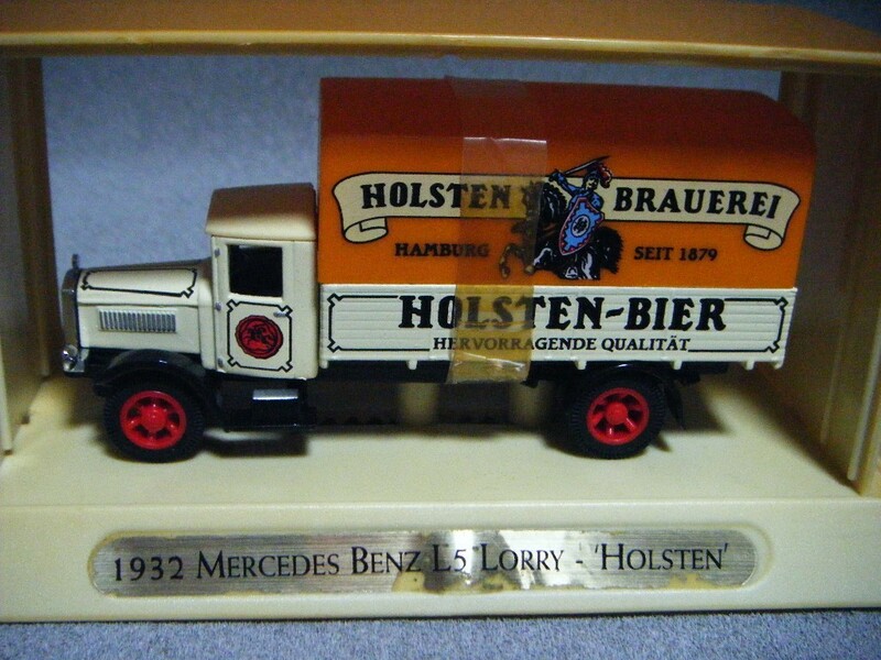 ■ MATCHBOXマッチボックス『1932 MERCEDES BENZ L5 LORRY ’HOLSTEN' メルセデスベンツ ホルステンダイキャストミニカー』1/43ほどです。