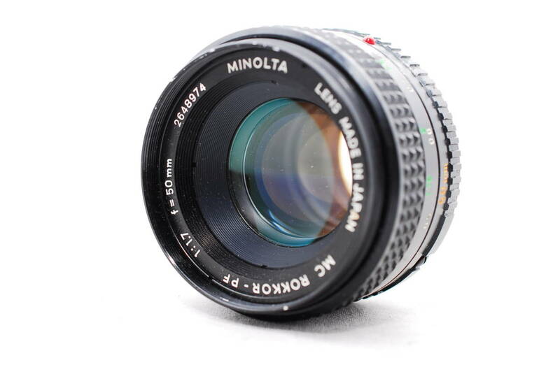 ★MINOLTA ミノルタ MC ROKKOR-PF 50mm F1.7