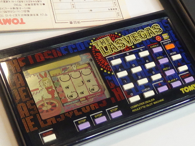 再値下 トミー ザ ラスベガス ルーレット スロットマシーン ギャンブル lsi lcd 日本製 電子ゲーム ビンテージ THE LASVEGAS 説明書付