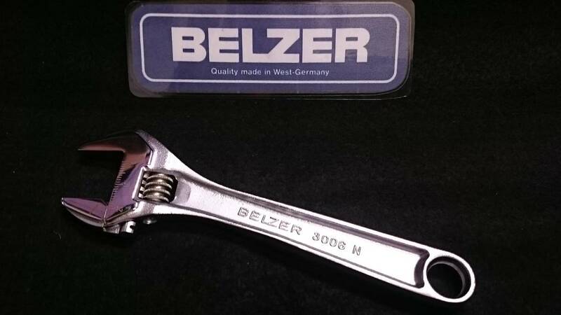 ＠　　BELZER　ベルツァー　モンキーレンチ　Ｎｏ3006N　 新品未使用　150ｍｍ　当時物　レアーモデル！！ 