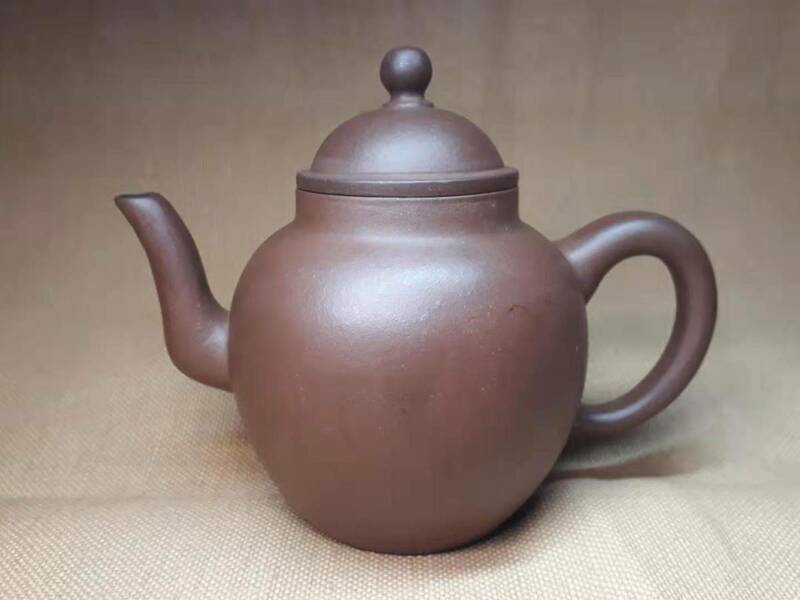 宜興窯　紫砂茶壺　在銘　煎茶道具 清-民初 清徳堂