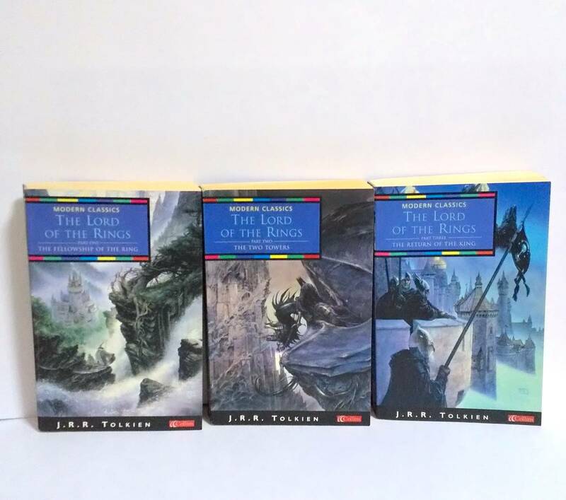 中古 洋書 THE LORD OF THE RINGS 全3冊セット Collins社 MODERN CLASSICS版 ロード・オブ・ザ・リング