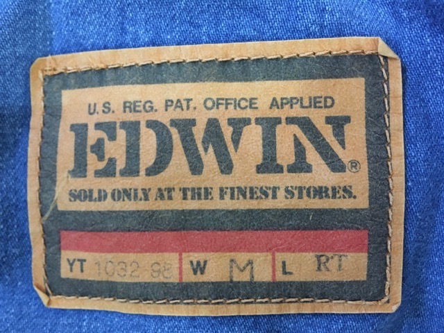 古着 ヴィンテージ 70'~80年代 EDWIN オーバーオール size M サロペット エドウィン YT1032 98 W M L RT　バンド衣装 舞台衣装 