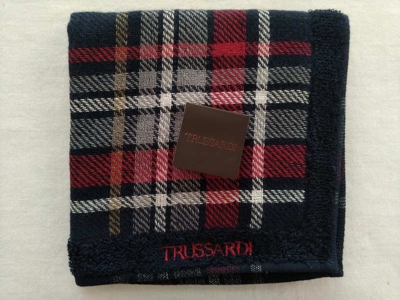 【正規品】TRUSSARDI / トラサルディ ガーゼ タオルハンカチ gyh-12103