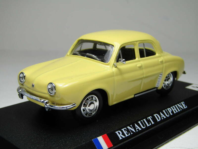 RENAULT 1/43 ルノー DAUPHINE 60s ルノー ドーフィン1961 1956^1968年 60s 仏車 未展示品 Delplado ゴルディーニ クリーム